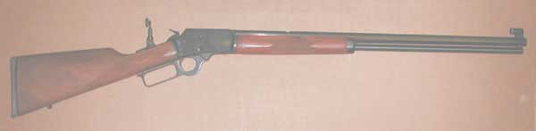 Marlin underlever rifle.